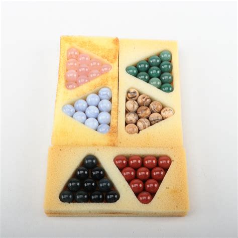 franklin mint chinese checkers|FRANKLIN MINT CHINESE CHECKERS FULL SET W/ Marbles .